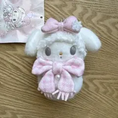 サンリオ　ラムネ&マスコットホルダー（雪だるま）　マイメロディ