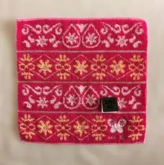 ANNA SUI チェリーピンク タオルハンカチ