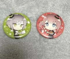 プロセカ アニメイトカフェ 缶バッジ2点セット 日野森志歩＆望月穂波