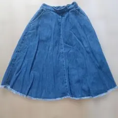 チャオパニックティピー　デニムロングスカート110〜120cmのサムネイル