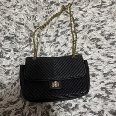 FURLA ショルダーバッグ ブラック チェーン
