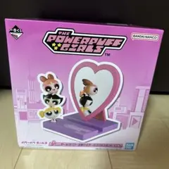 パワーパフガールズ パワパフ 一番くじ A賞 ミラー付きスマホスタンド