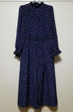 売約済美品agnès b. アニエスベーハートプリント　ワンピース　ロング　38 To b. by agnes b.（トゥービーバイアニエスベー）の「WT82 ROBE