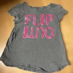 GAPキッズ130 ピンクスパンコール Tシャツ