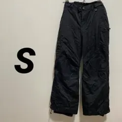 REI ブラック スノーボードパンツ GIRLS S 防寒　スキーパンツ 黒