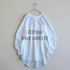 RIVE DROITE　ジョーゼットポケットブラウス　フリーサイズ　ホワイトのサムネイル