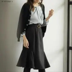 ブラック フレアスカート tocco closet