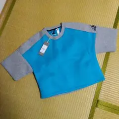 adidas　クルーネックスウェット　 【カラー】ブルー×グレー