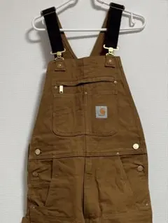 Carhartt ブラウン オーバーオール 32×32 - メルカリ