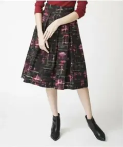 ANAYI 花柄プリーツスカート 36 新品タグ付き フレア 日本製 - メルカリ