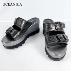 HILLSAVENUE OCEANICA 22.5cmウェーブソール厚底サンダルのサムネイル