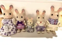 シルバニアファミリー☆わたウサギファミリー 赤ちゃん オープンハンド 
