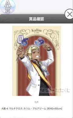 TWISTED WONDERLAND カリム・アルアジーム タペストリー 2枚