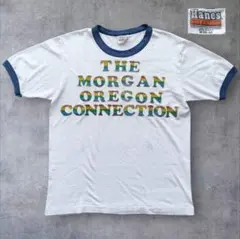 70s-80s ヘインズ リンガーTシャツ USA製 M ヴィンテージ 白