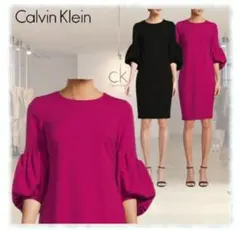 Calvin Klein バルーンスリーブワンピース