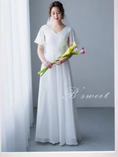 ウェディングドレス　前撮り　二次会