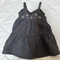 tete a teteバースデイ キルティングジャンパースカート90