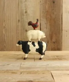 サリュ salut! 牧場の仲間 オブジェ ブレーメンの音楽隊風