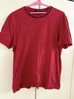 ISSEY MIYAKE 切り替えポケットTシャツ サイズ3 レッド - メルカリ