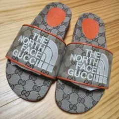 【新品】GUCCI × THE NORTH FACE スライドサンダル 靴