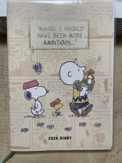 2026年手帳 B6 コミックデザインダイアリー ピーナッツ/コミックデザイン