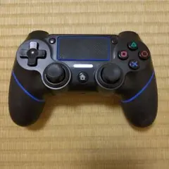 美品★ps4 ワイヤレスコントローラー★黒×赤★通電、充電確認済み！