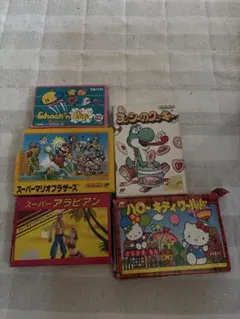 ファミコン　ソフト　スーパーマリオなど5本セット