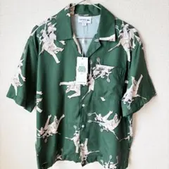 SAINT LAURENT リーフ柄 半袖シャツ M - メルカリ