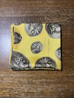 Mantero マンテロ シルクスカーフ ストール イエロー イタリア