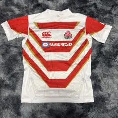 即送保証】Canterbury ラガーシャツ 日本代表モデル リポビタンD