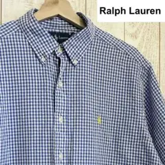 Ralph Lauren シアサッカー ギンガムチェック 半袖シャツのサムネイル