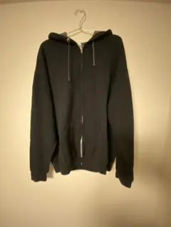 【フルーツオブザルーム】フルジップパーカー 黒 XL ビッグサイズ 無地