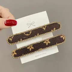 新品　ヘアクリップ　2個セット　髪留め　ヘアピン