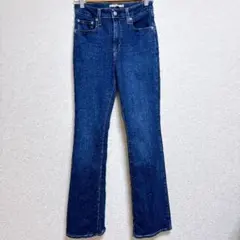 リーバイス ブーツカット 無地 29 藍 デニム ストレッチ