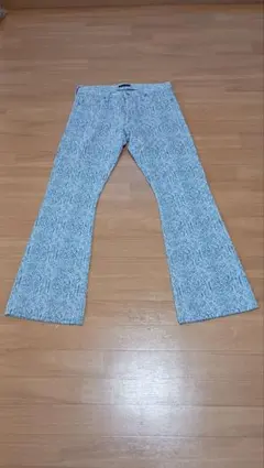 MORGAN HOMME パイソン柄 フレアパンツのサムネイル