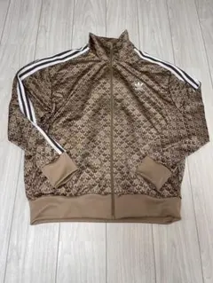 adidas モノグラムブラウンジャージ ２ＸＬ