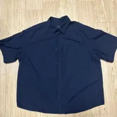 H&M 半袖シャツ ネイビー Lサイズのサムネイル