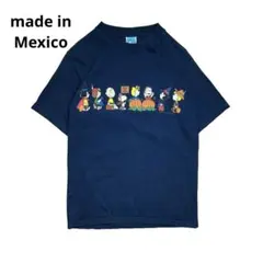 メキシコ製 SNOOPYスヌーピー キャラクター プリント 半袖 Tシャツ G2