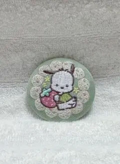 サンリオ ポチャッコ 刺繍 缶バッジ