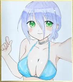 チェンソーマン手描きイラスト レゼ ファンアート - メルカリ