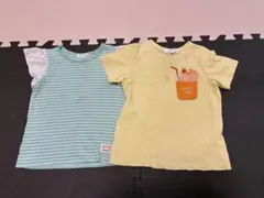 売り切り価格　キッズ 半袖 Tシャツ 2枚セット 3can4on