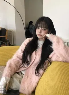 シャギーニットカーディガン Fサイズ GRL