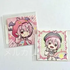 リード　ステッカー　魔入りました　まるくじ　デビかわパーカー　チェックセーラー リード ステッカー 魔入りました まるくじ デビかわパーカー チェック