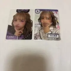 FRUITS ZIPPER ふるっぱー　仲川瑠夏　クリアカード　トレカ