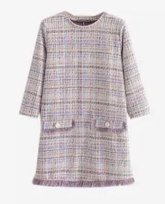 ツイードワンピース