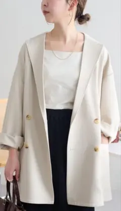 ☆新品　DISCOATユニセックスWブレストオーバージャケット☆ディスコート