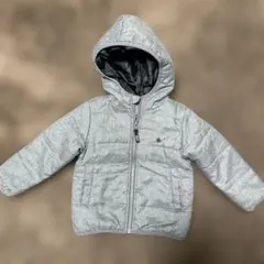 POLO Baby フード付きダウンジャケット 95サイズ グレー