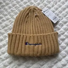 Champion チャンピオン ニット帽 ビーニー ベージュのサムネイル