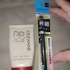 セザンヌ BBクリームと極細アイライナーR 10 ブラックのサムネイル