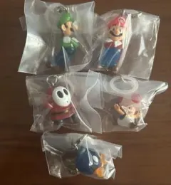 スーパーマリオ めじるし　マリオ　ルイージ　キノピオ　ボムへい　ヘイホー